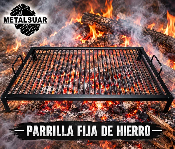 PARRILLA FIJA DE HIERRO