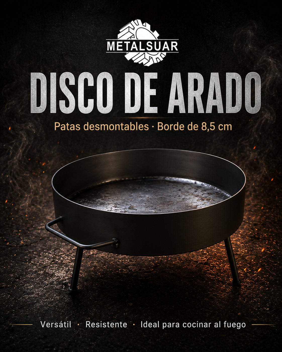 Imagen principal de Disco de arado con patas desmontables